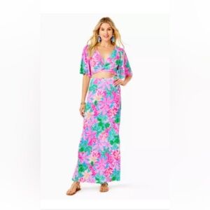 Lilly Pulitzer Minka Maxi Skirt Set